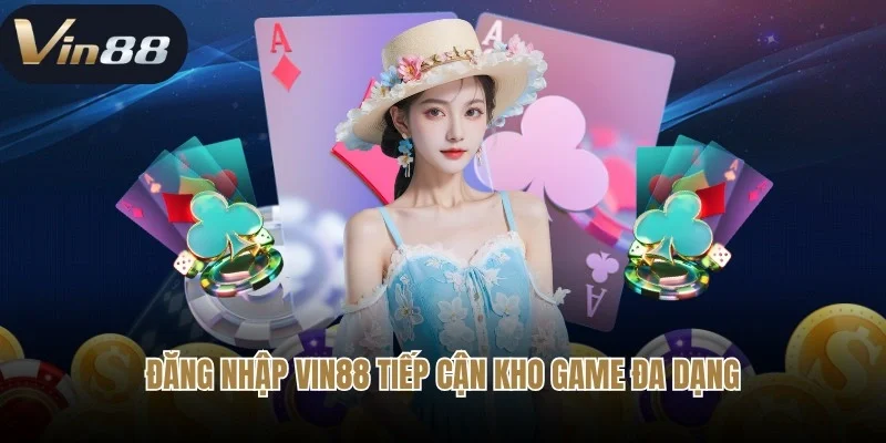 Đăng nhập Vin88 tiếp cận kho game đa dạng