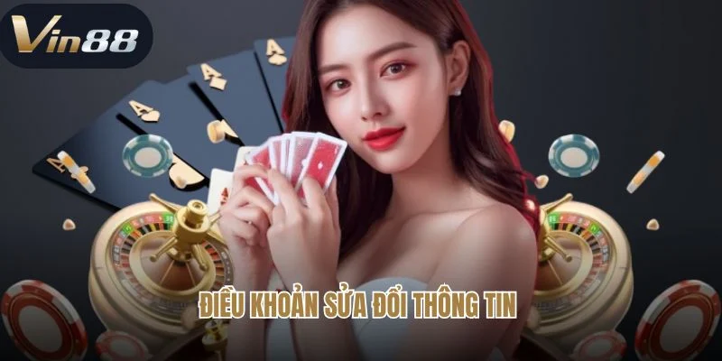 Điều khoản sửa đổi thông tin