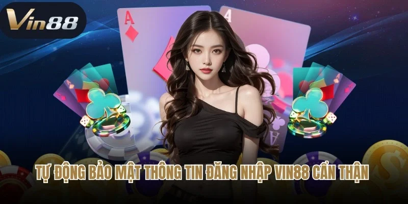 Tự động bảo mật thông tin đăng nhập Vin88 cẩn thận